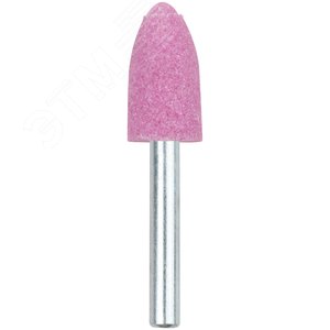 Изображение товара Шарошка абразивная (по металлу), хвостовик 6 мм, цилиндр с острым наконечником 14x25 мм (шт)