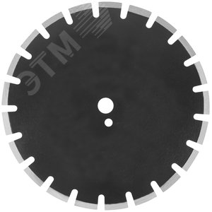 Диск отрезной алмазный cегментный (сухая и влажная резка), для асфальта, асфальтобетона, кирпича 350х3.2х10х25.4 мм - фото 6