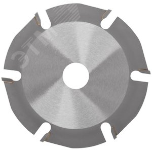 Диск пильный по дереву, посадочный диаметр 22,2 мм, 6 зубьев с карбидными вставками, 125 мм - фото 6