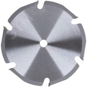 Диск пильный по дереву, посадочный диаметр 22.2 мм, 6 зубьев с карбидными вставками, 230 мм - фото 6