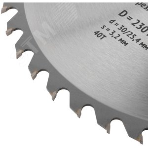 Диск пильный для циркулярных пил по дереву 230x30/25.4x40T - фото 5