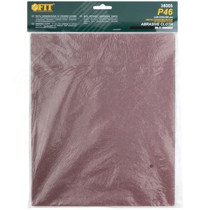 Листы шлифовальные на тканевой основе, алюминий-оксидный абразивный слой 230х280 мм, 10 шт P46 - фото 3