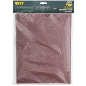 Листы шлифовальные на тканевой основе, алюминий-оксидный абразивный слой 230х280 мм, 10 шт P60 гибкая -14А - фото 3