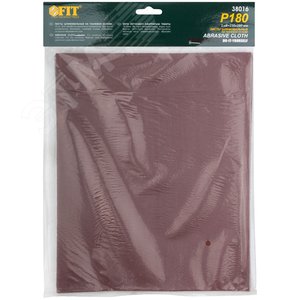 Листы шлифовальные на тканевой основе, алюминий-оксидный абразивный слой 230х280 мм, 10 шт P180 гибкая -14А - фото 3