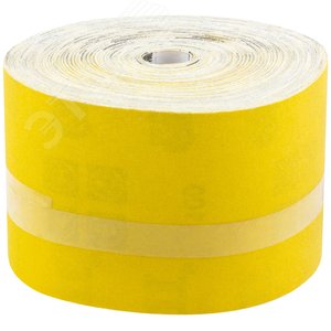 Изображение товара Рулон шлифовальный на бумажной основе, алюминий-оксидный абразивный слой 115 мм х 50 м, P100 (шт)