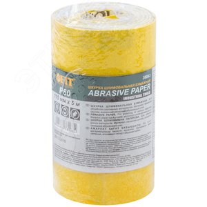 Рулон шлифовальный мини на бумажной основе, алюминий-оксидный абразивный слой 115 мм х 5 м, P60 - фото 2