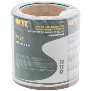 Рулон шлифовальный мини на тканевой основе, алюминий-оксидный абразивный слой 115 мм х 5 м, P120 - фото 2