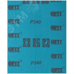 Листы шлифовальные водостойкие на тканевой основе, алюминий-оксидные, Профи 230х280 мм, 10 шт P240 - фото 2