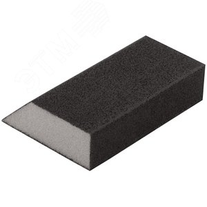 Губка шлифовальная угловая, алюминий-оксидная, 100х70х25 мм, средняя жесткость Р 240 - фото 2