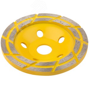 Диск алмазный шлифовальный, посадочный диаметр 22.2 мм, два ряда сегментов 125 мм - фото 2