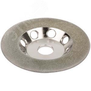 Диск алмазный шлифовальный по с кафелю/керамограниту/стеклу, посад. диаметр 22.2 мм, сплошной, 125 мм - фото 2