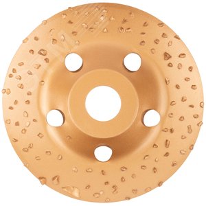 Диск твердосплавный шлифовальный, наклонный, посадочный диаметр 22,2 мм, 125 мм, Р8 - фото 1