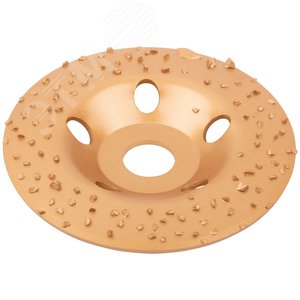 Диск твердосплавный шлифовальный, наклонный, посадочный диаметр 22,2 мм, 125 мм, Р8 - фото 2