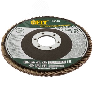 Круг лепестковый торцевой, 115 мм Р 60 - фото 2