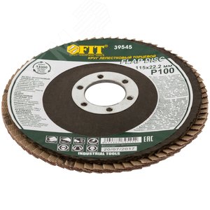 Круг лепестковый торцевой, 115 мм Р 100 - фото 2