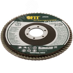 Круг лепестковый торцевой, 115 мм Р 120 - фото 2