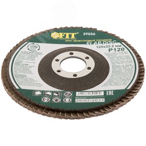 Круг лепестковый торцевой, 125 мм Р 120 - фото 2