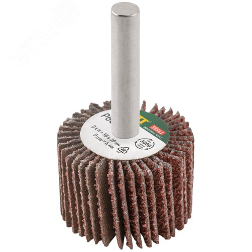 Изображение товара Диск лепестковый для дрели радиальный 30х20х6 мм Р 60 (шт)