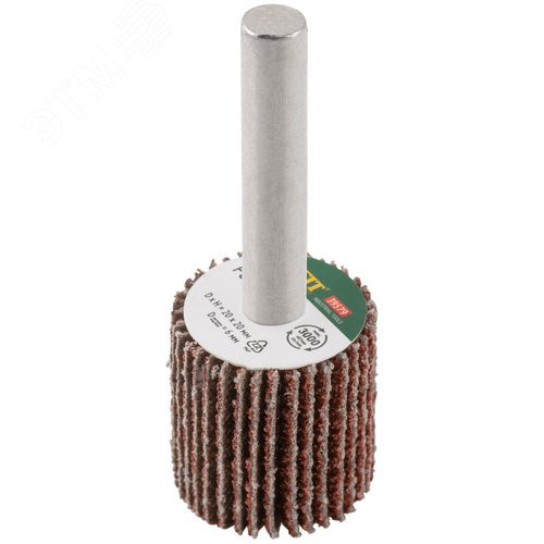 Диск лепестковый для дрели радиальный 20х20х6 мм Р 80 - фото 1