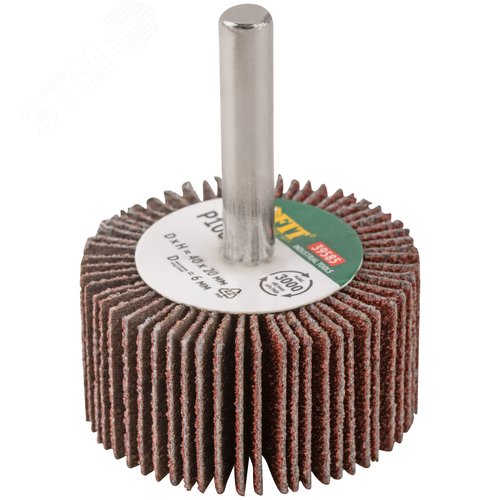 Диск лепестковый для дрели радиальный 40х20х6 мм Р 100 - фото 1