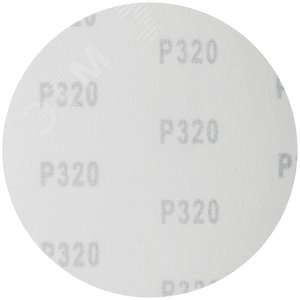 Круги шлифовальные сплошные (липучка), алюминий-оксидные, 125 мм, 5 шт Р 320 гибкая -14А - фото 2