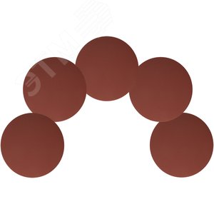 Круги шлифовальные сплошные (липучка), алюминий-оксидные, 125 мм, 5 шт Р 600 гибкая -14А - фото 5