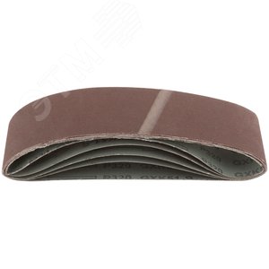 Ленты шлифовальные бесконечные, водостойкие, на тканевой основе, 5 шт, 75х533 мм Р 320 - фото 2