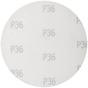 Круги шлифовальные сплошные (липучка), алюминий-оксидные, 150 мм, 5 шт Р 36 гибкая -14А - фото 2