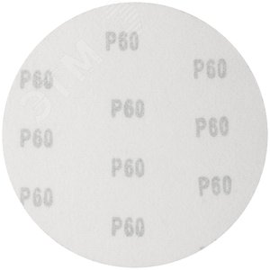 Круги шлифовальные сплошные (липучка), алюминий-оксидные, 150 мм, 5 шт Р 60 гибкая -14А - фото 2