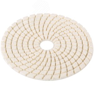 Круг алмазный гибкий шлифовальный АГШК (липучка), влажное шлифование, 100 мм, Р 30 - фото 5