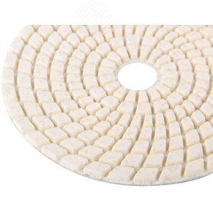 Круг алмазный гибкий шлифовальный АГШК (липучка), влажное шлифование, 100 мм, Р 30 - фото 6