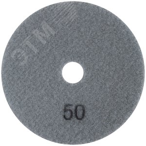 Круг алмазный гибкий шлифовальный АГШК (липучка), влажное шлифование, 100 мм, Р 50 - фото 2