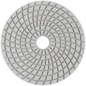 Круг алмазный гибкий шлифовальный АГШК (липучка), влажное шлифование, 100 мм, Р1500 - фото 1
