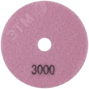 Круг алмазный гибкий шлифовальный АГШК (липучка), влажное шлифование, 100 мм, Р3000 - фото 2