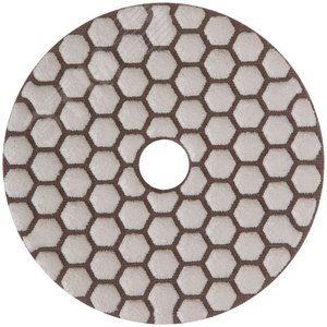 Круг алмазный гибкий шлифовальный АГШК (липучка), сухое шлифование, 100 мм, Р 30 - фото 1