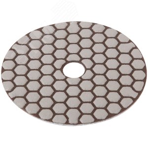 Круг алмазный гибкий шлифовальный АГШК (липучка), сухое шлифование, 100 мм, Р 30 - фото 2
