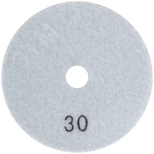 Круг алмазный гибкий шлифовальный АГШК (липучка), сухое шлифование, 100 мм, Р 30 - фото 6