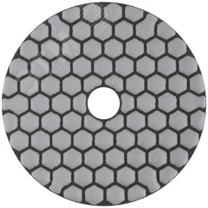 Круг алмазный гибкий шлифовальный АГШК (липучка), сухое шлифование, 100 мм, Р 50 - фото 1