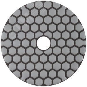 Изображение товара Круг алмазный гибкий шлифовальный АГШК (липучка), сухое шлифование, 100 мм, Р 400 (шт)