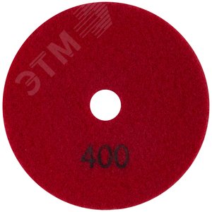 Круг алмазный гибкий шлифовальный АГШК (липучка), сухое шлифование, 100 мм, Р 400 - фото 2