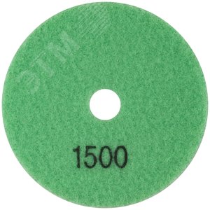 Круг алмазный гибкий шлифовальный (липучка), сухое шлифование, 100 мм, Р1500 - фото 2