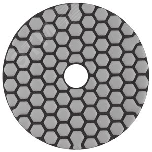 Круг алмазный гибкий шлифовальный АГШК (липучка), сухое шлифование, 100 мм, Р3000 - фото 1