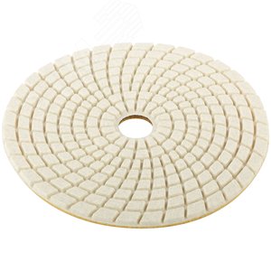 Круг алмазный гибкий шлифовальный АГШК (липучка), влажное шлифование, 125 мм, Р 100 - фото 5