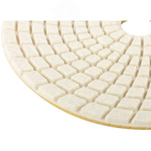 Круг алмазный гибкий шлифовальный АГШК (липучка), влажное шлифование, 125 мм, Р 100 - фото 6