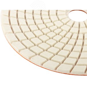 Круг алмазный гибкий шлифовальный АГШК (липучка), влажное шлифование, 125 мм, Р 200 - фото 6