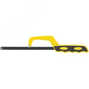 Изображение товара Ножовка-ручка по металлу 300 мм, алюминиевый корпус с резиновыми вставками (шт)