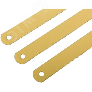 Полотна ножовочные по металлу односторонние 300   мм, набор 6 шт на подвесе (18ТPI+24ТPI+32ТPI) - фото 4