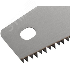 Ножовка по дереву, крупный каленый зуб 5 TPI, 2D заточка, пластиковая прорезиненная ручка 500 мм - фото 4