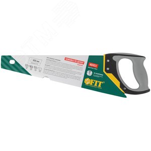 Ножовка по дереву, средний каленый зуб 7 ТPI, 3D заточка, 3К пласт.прорезиненная ручка, Профи 400 мм - фото 3