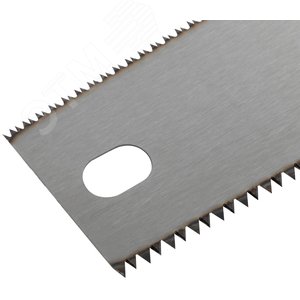 Ножовка по дереву двусторонняя, каленый средний/мелкий зуб 7 TPI /11 ТPI, 400 мм - фото 4